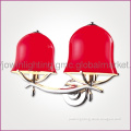 High Quality Indoor Red Glass Wall Lamp